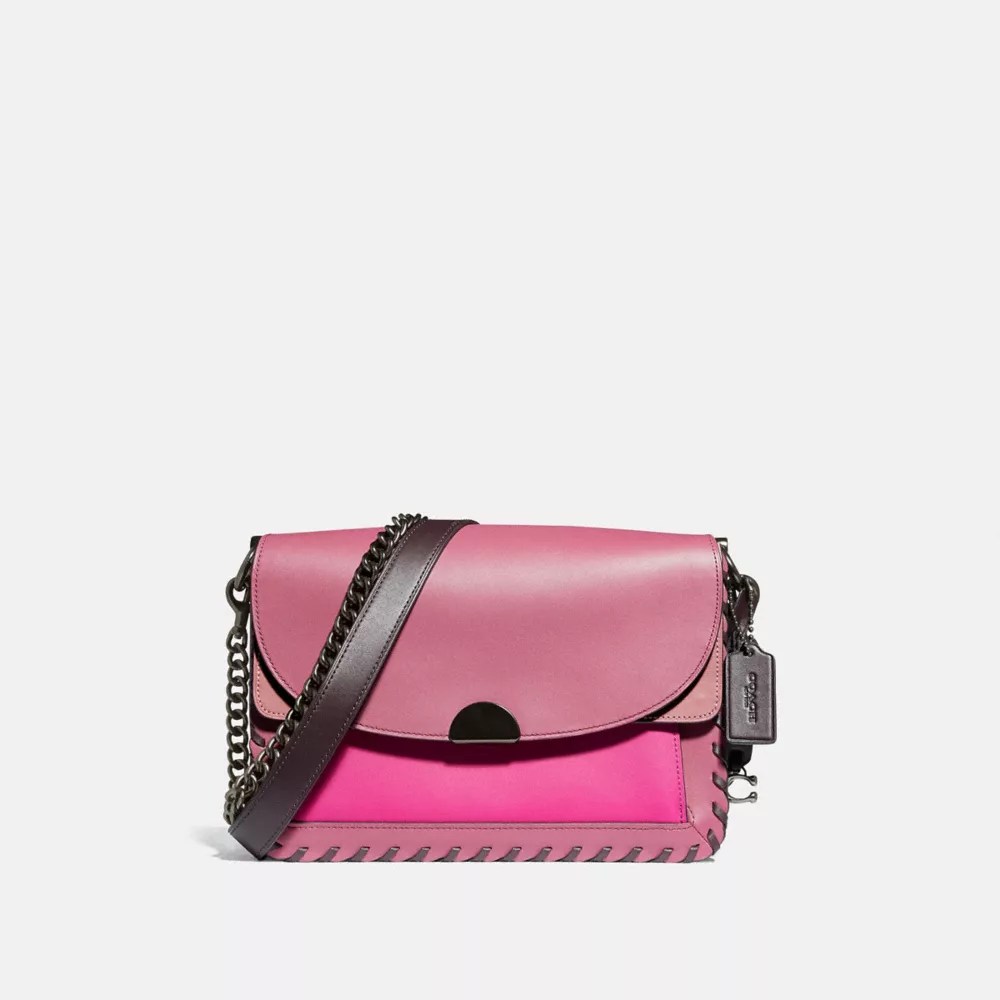 COACH® Outlet Dreamer Shoulder Bag In Colorblock With Whipstitch