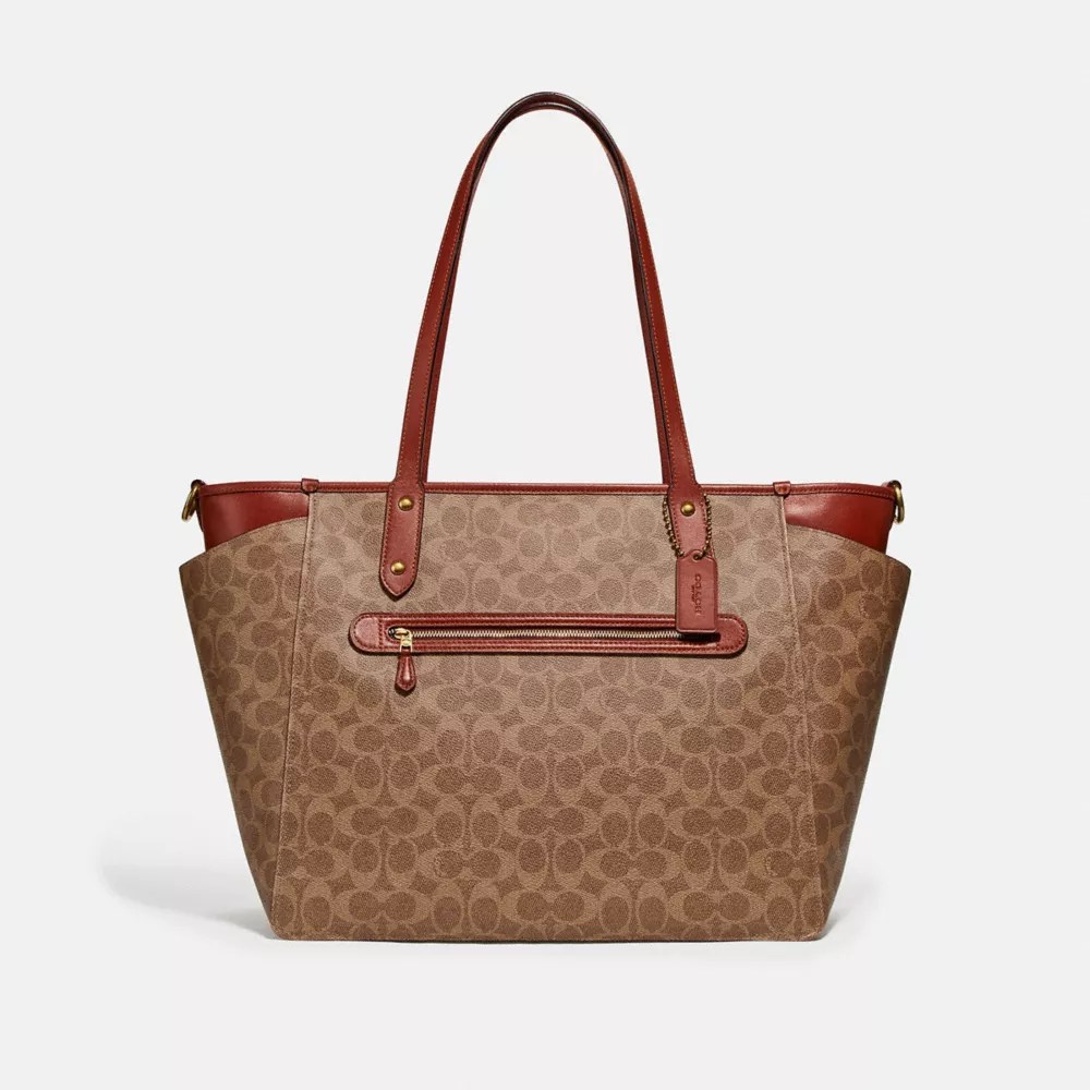 COACH® Baby Bag In Signature Canvas