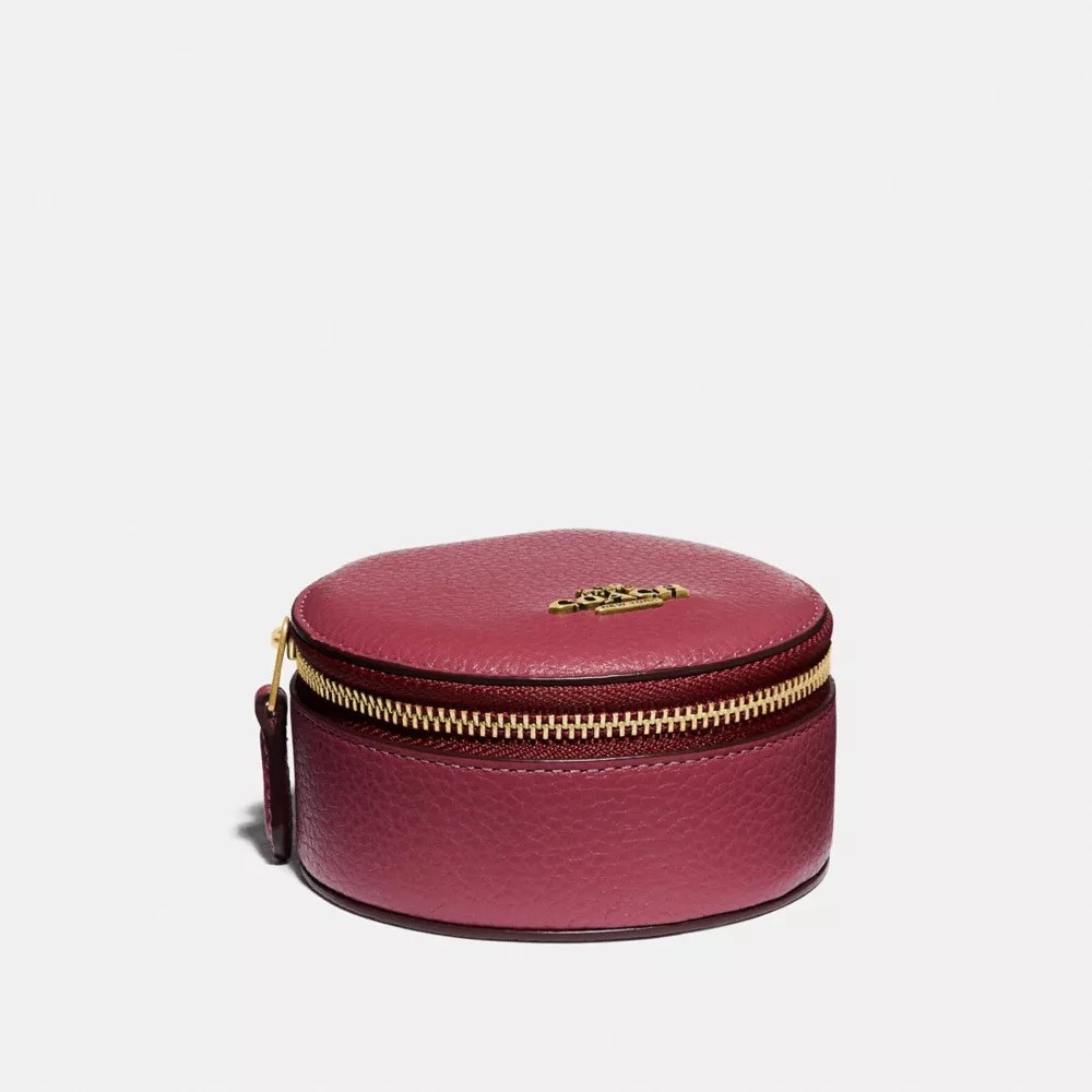 COACH® Outlet Round Jewelry Case