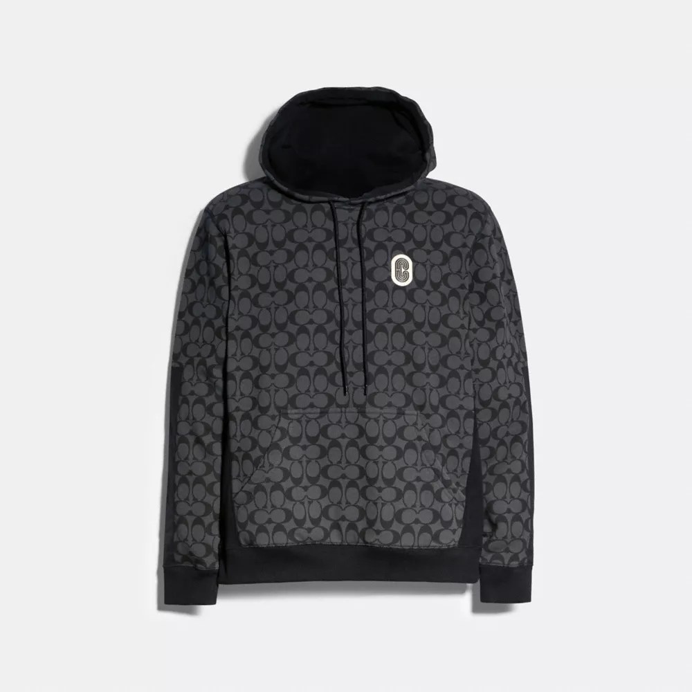 COACH® Outlet Mixed Media Hoodie