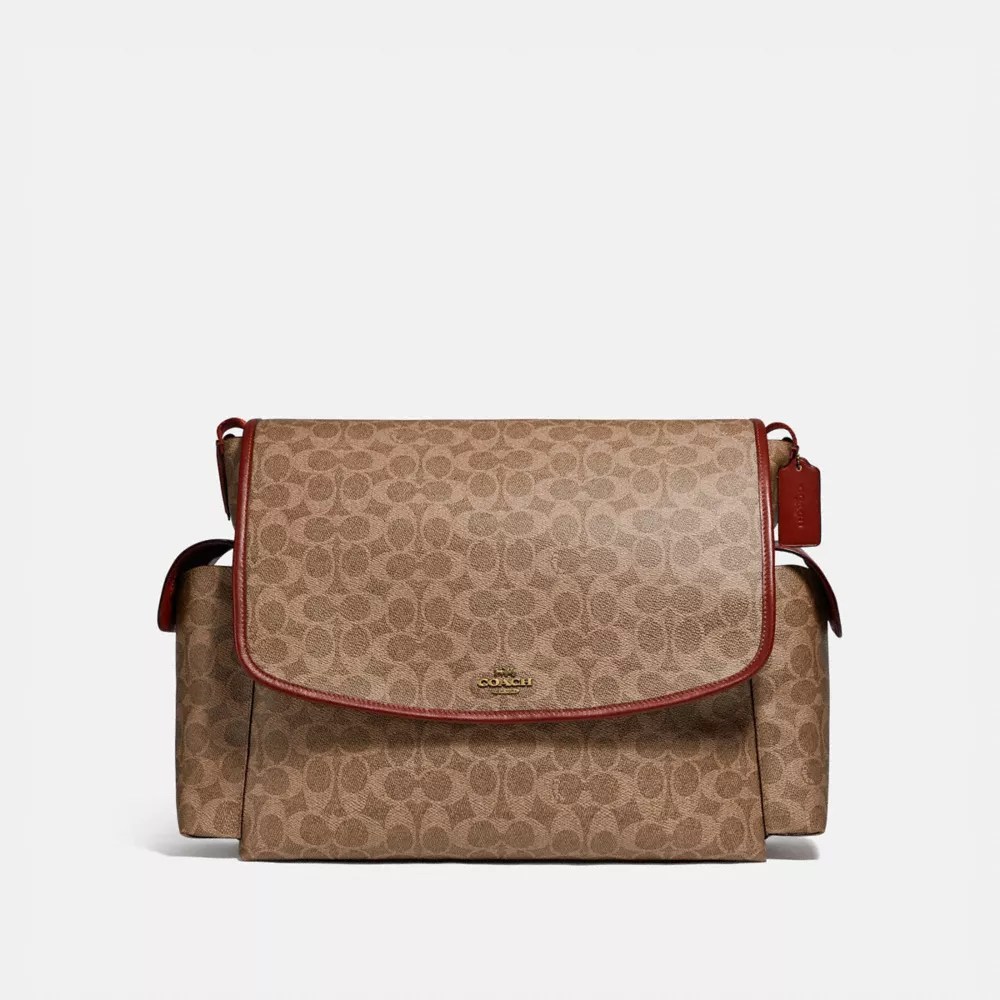 COACH® Baby Messenger Bag In Signature Canvas