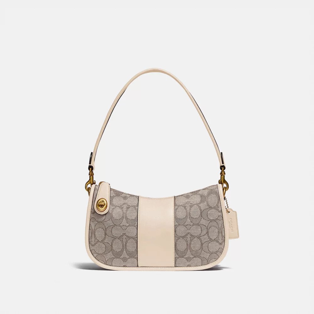 COACH® Swinger Bag In Signature Jacquard