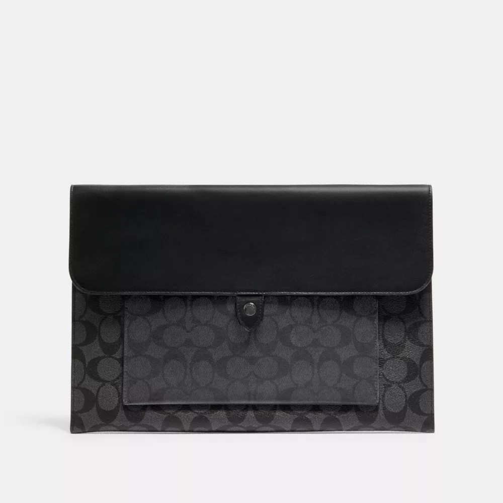 COACH® Outlet Laptop Sleeve In Signature Canvas