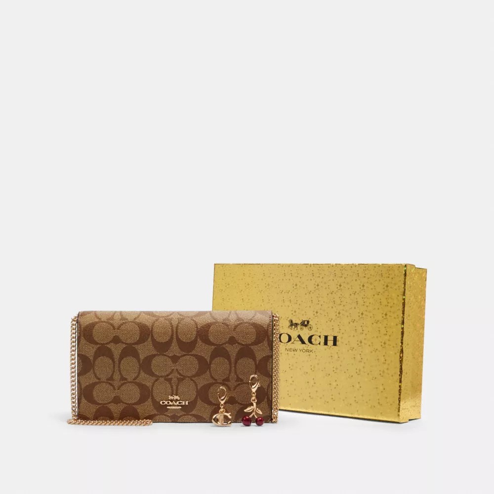 COACH® Outlet COACH® Outlet Boxed Anna Foldover Crossbody Clutch In