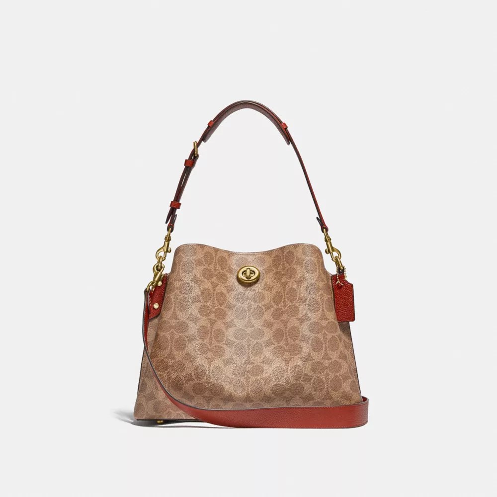 COACH® Outlet | Willow Shoulder Bag In Signature Canvas