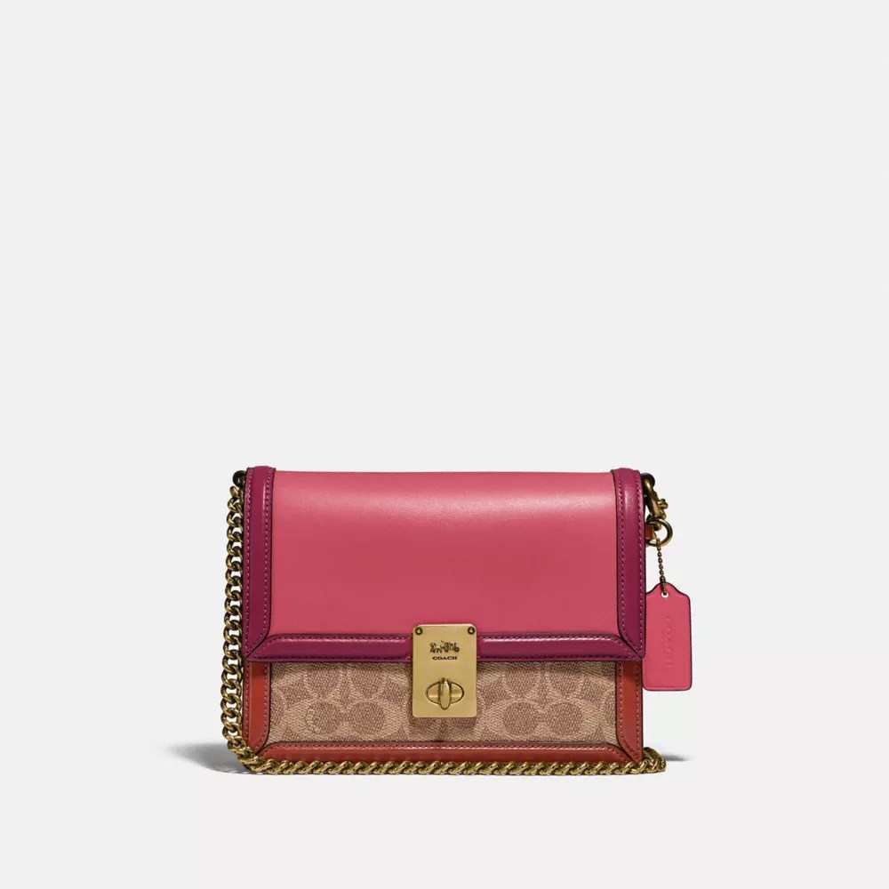 COACH® Outlet COACH® Hutton Shoulder Bag In Colorblock Signature Canvas