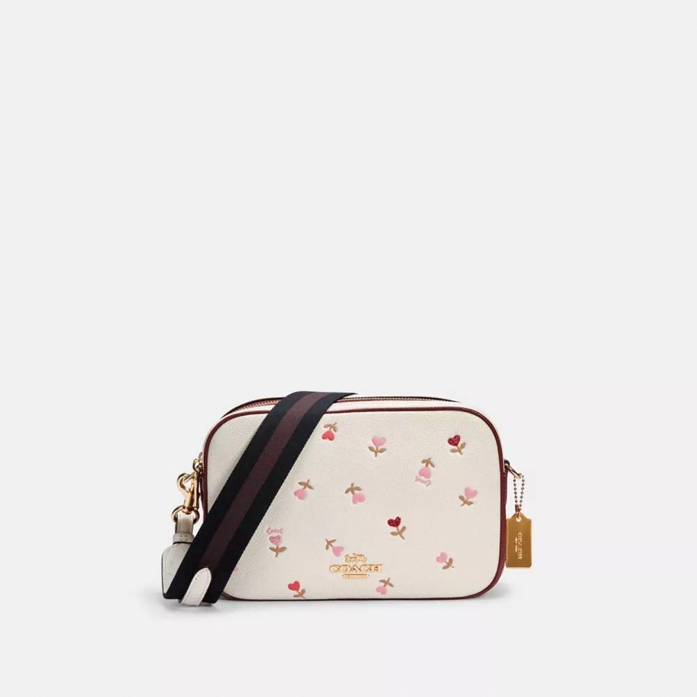 COACH® Outlet Jes Crossbody With Heart Floral Print