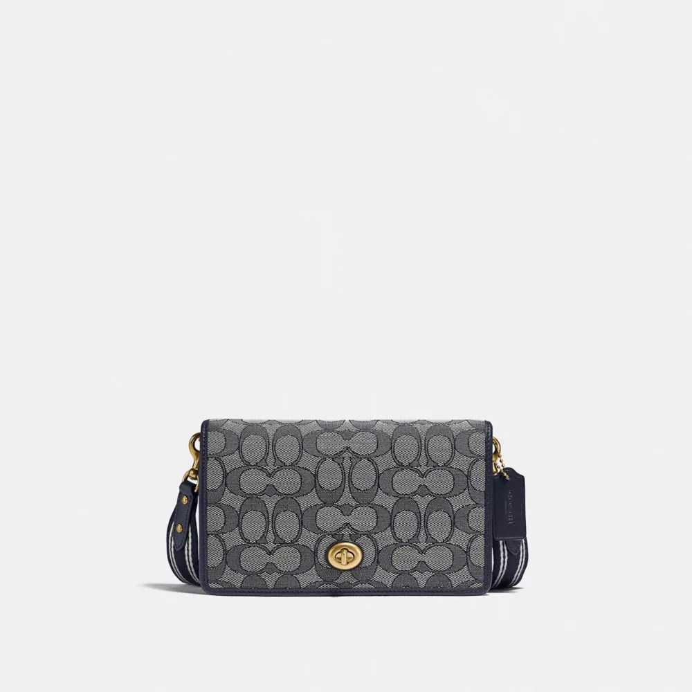 COACH® Hayden Foldover Crossbody Clutch Bag In Signature Jacquard