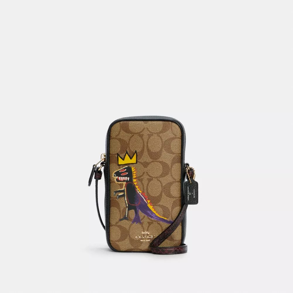 COACH® Outlet Coach X Jean Michel Basquiat North/South Zip Crossbody