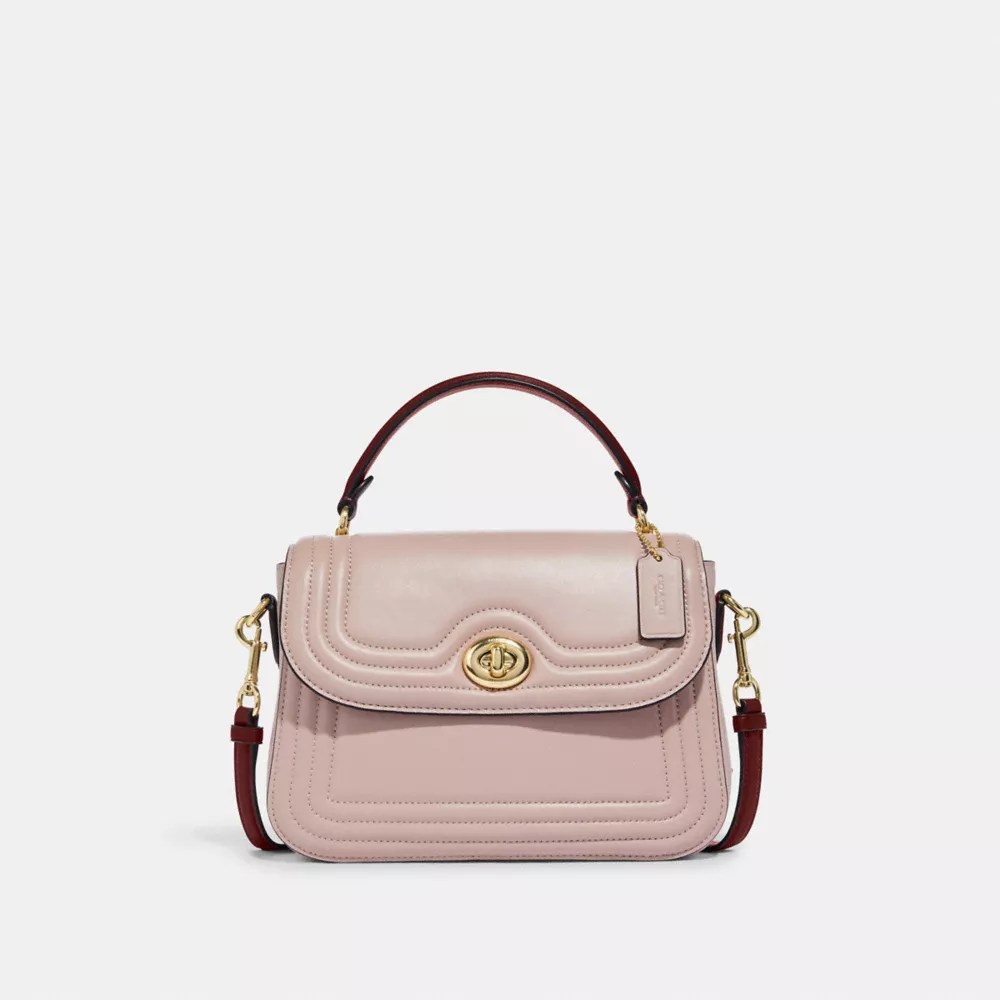 COACH® Outlet Marlie Top Handle Satchel In Colorblock With Border