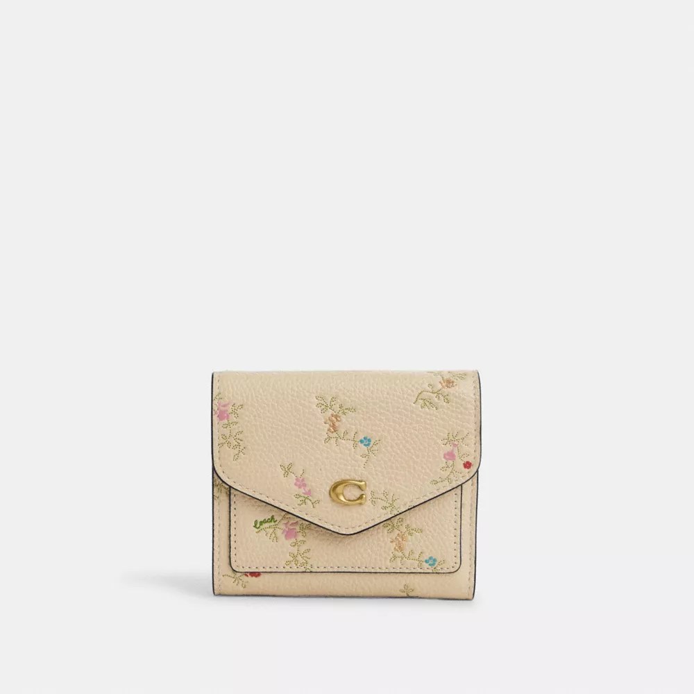 COACH® Outlet Wyn Small Wallet With Antique Floral Print