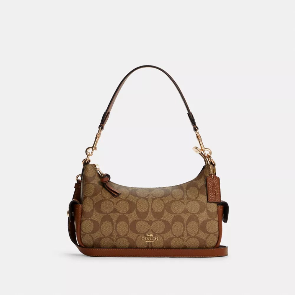 COACH® Pennie Shoulder Bag 25 In Signature Canvas