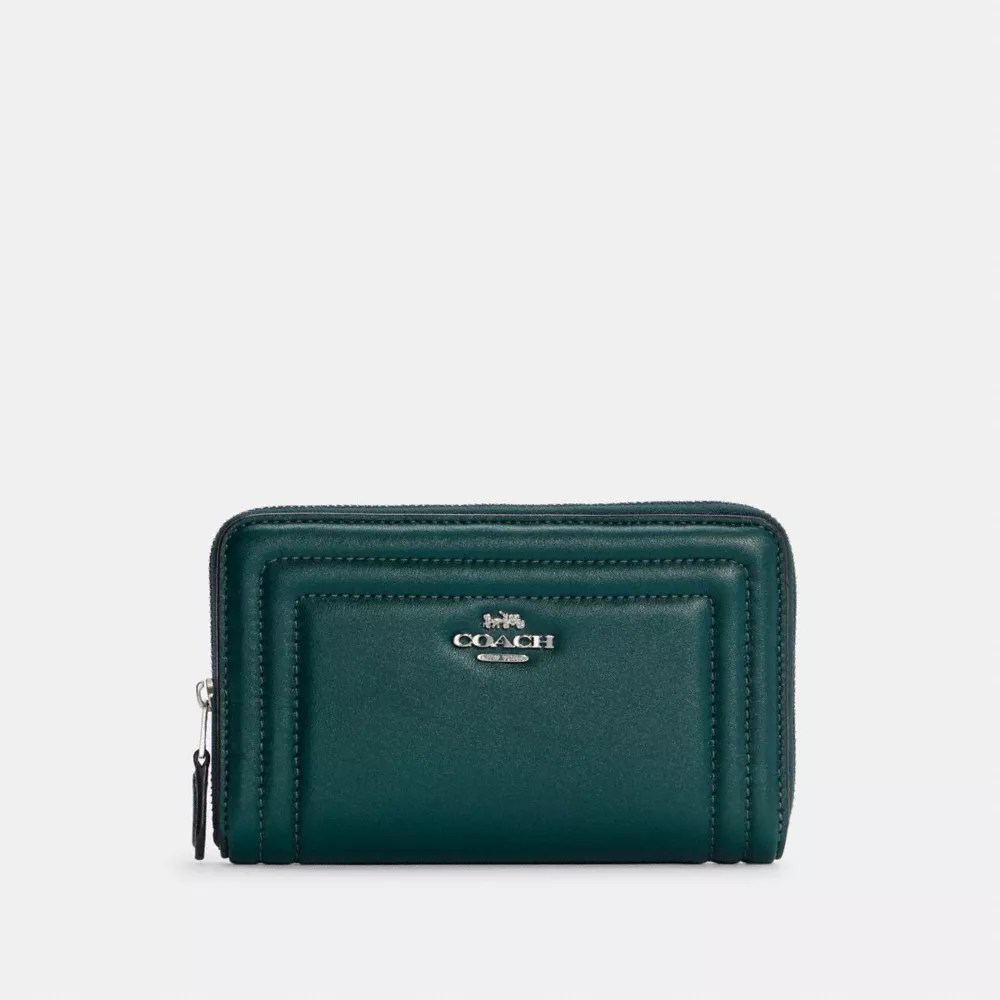 COACH® Outlet COACH® Medium Id Zip Wallet With Border Quilting