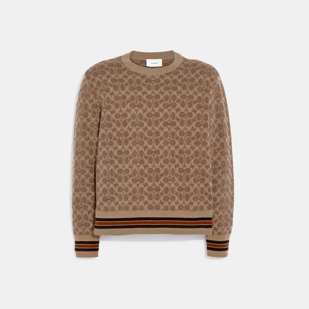 COACH® Signature Sweater