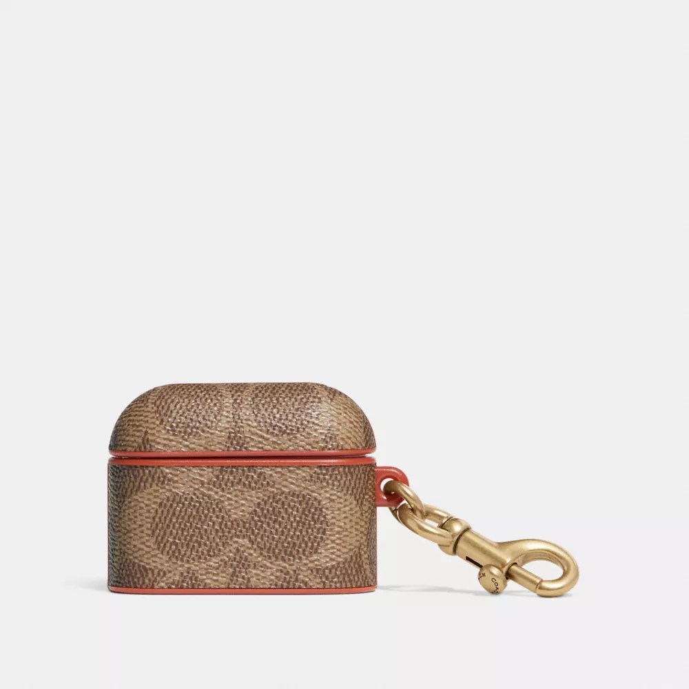 COACH® Airpods Pro Case In Signature Canvas
