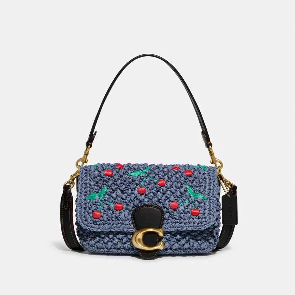 COACH® Outlet Soft Tabby Shoulder Bag With Cherry Embroidery