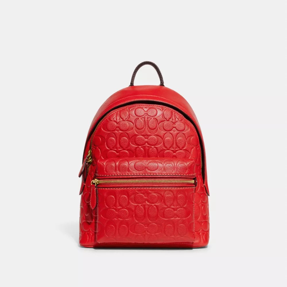 COACH® Outlet Charter Backpack 24 In Signature Leather