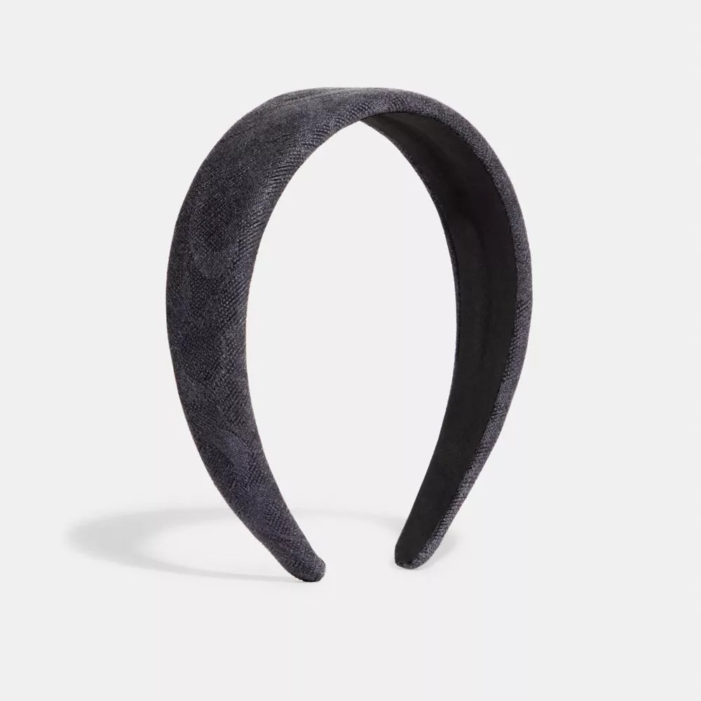 Signature Jacquard Canvas Headband COACH®