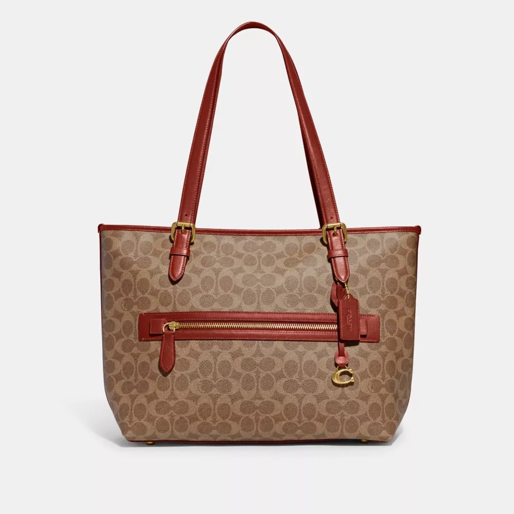 COACH® Outlet Large Taylor Tote In Signature Canvas