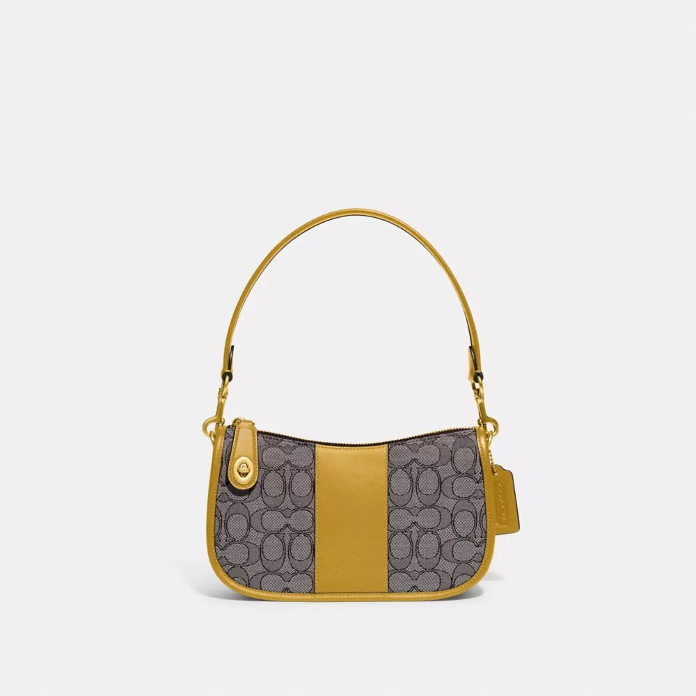 COACH® Swinger Bag In Signature Jacquard