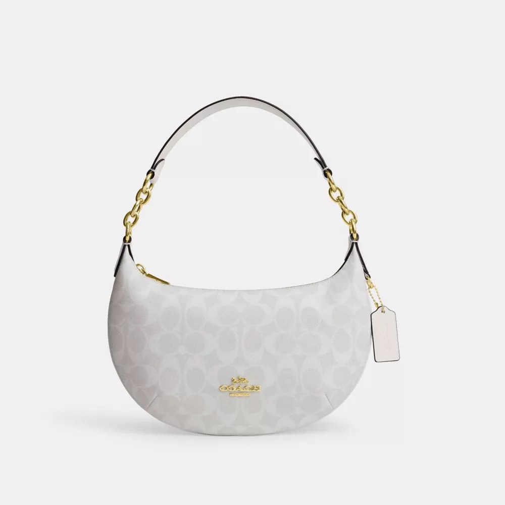 COACH® Payton Hobo Bag In Signature Canvas