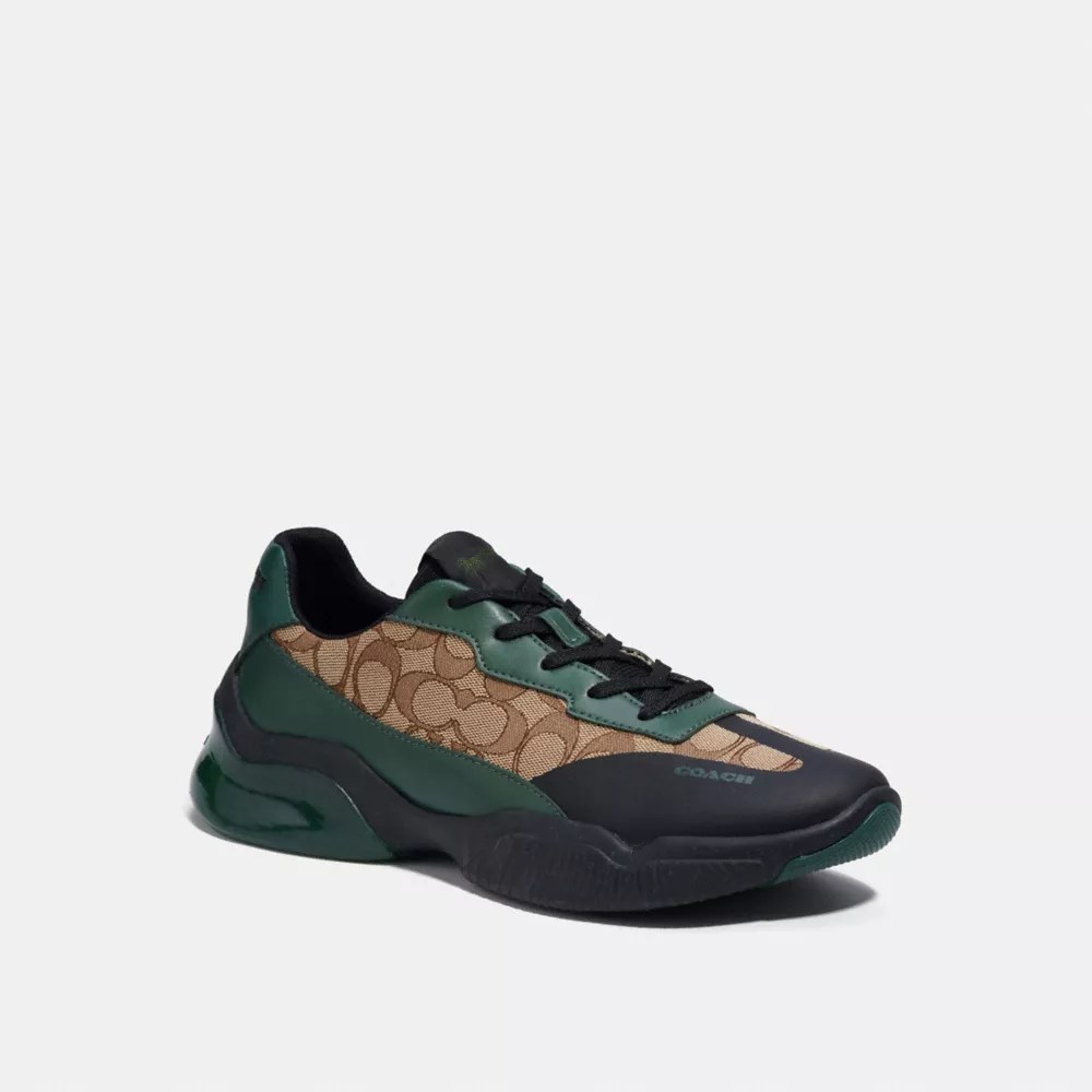 COACH® Citysole Runner In Signature Jacquard