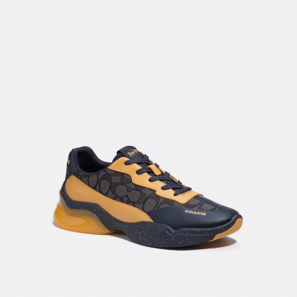 COACH® Outlet Citysole Runner In Signature Jacquard