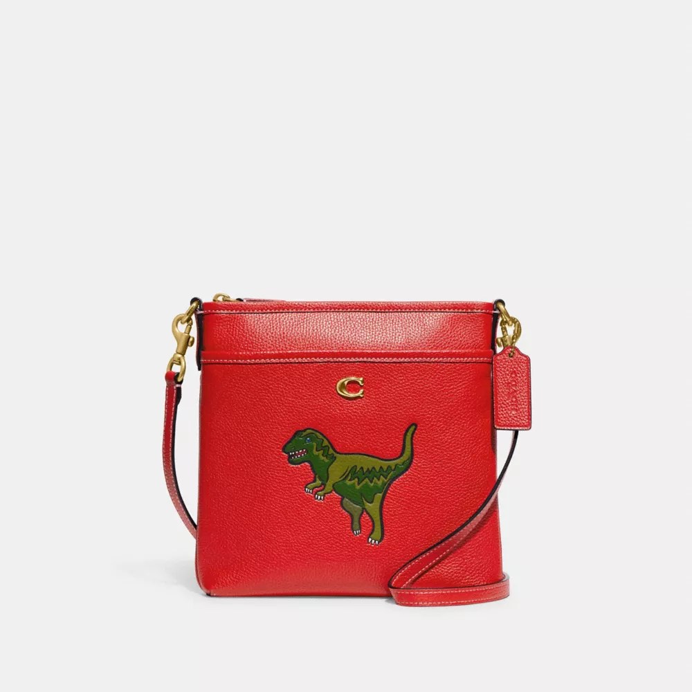 COACH® Kitt Messenger Crossbody Bag With Rexy