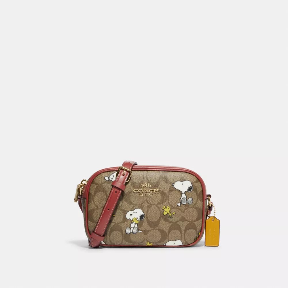 COACH® Outlet Coach X Peanuts Mini Jamie Camera Bag In Signature