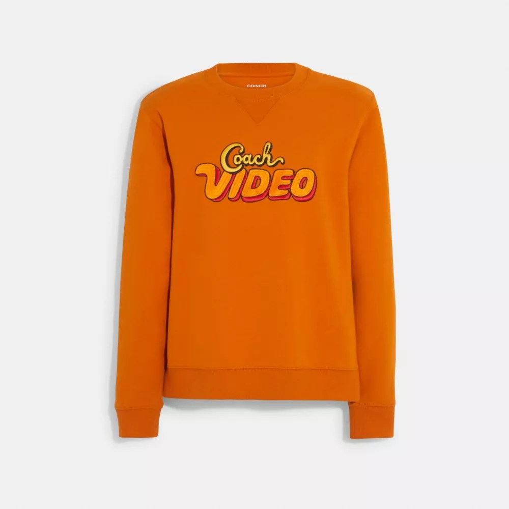 COACH® Outlet Video Crewneck Sweatshirt