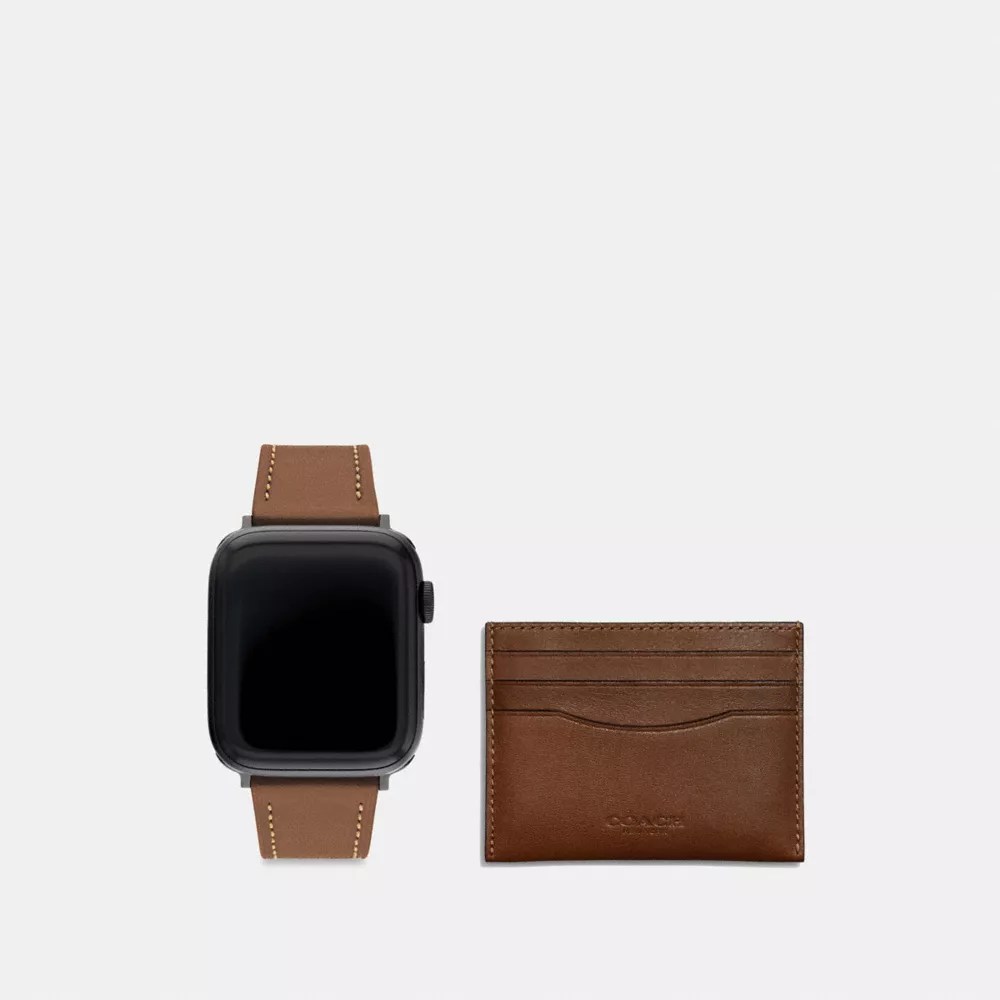 COACH® Apple Watch® Strap, 42 Mm And 44 Mm & Card Case