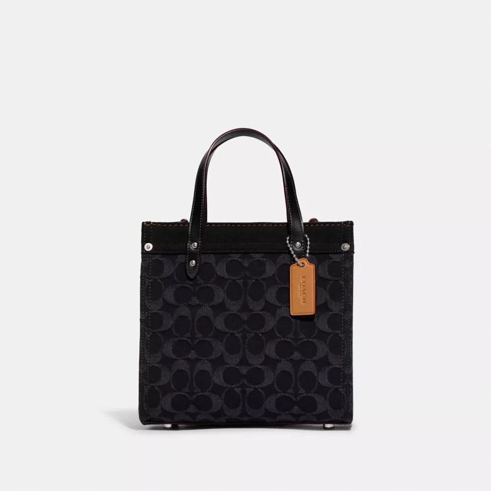 COACH® Field Tote 22 In Signature Denim