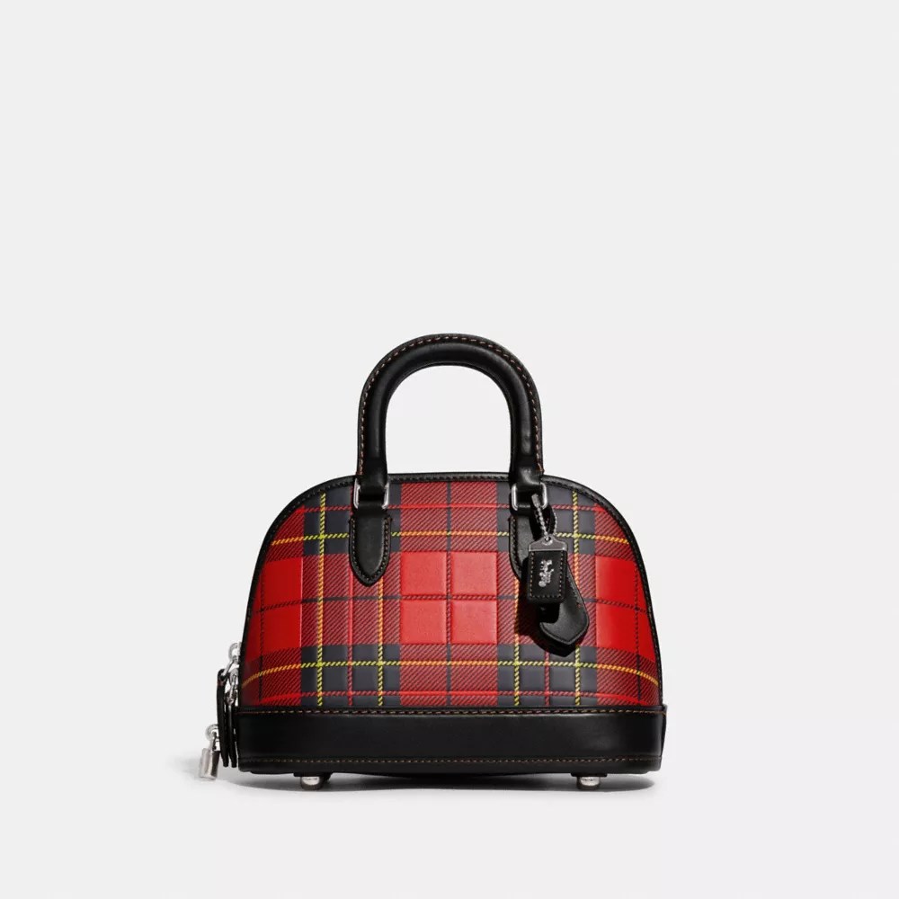 COACH® Outlet Revel Bag 24 With Plaid Print