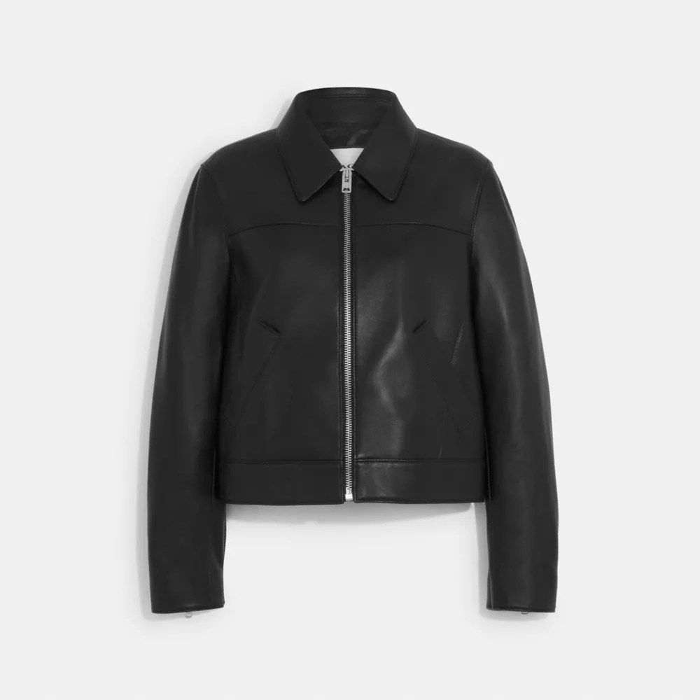 COACH® Outlet Leather Jacket