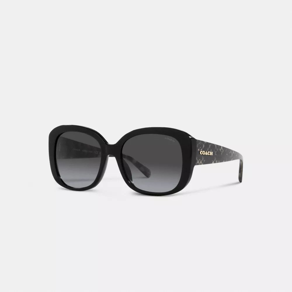 COACH® Signature Oversized Square Sunglasses