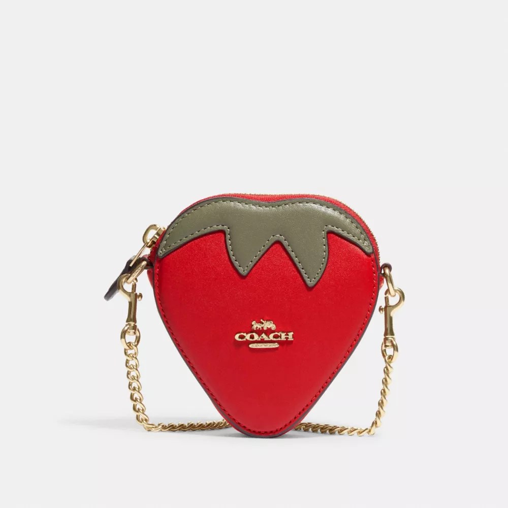 COACH® Outlet Strawberry Coin Case