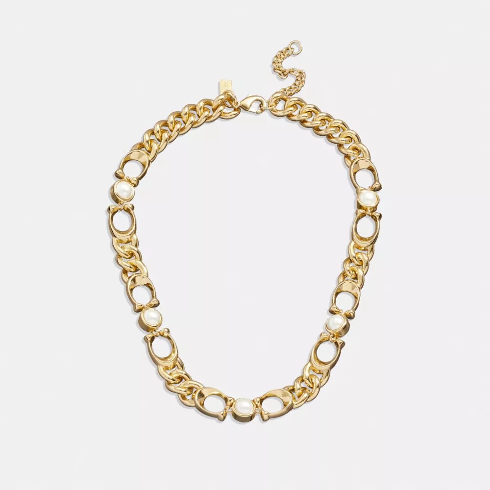 COACH® Outlet Signature Curb Chain Necklace