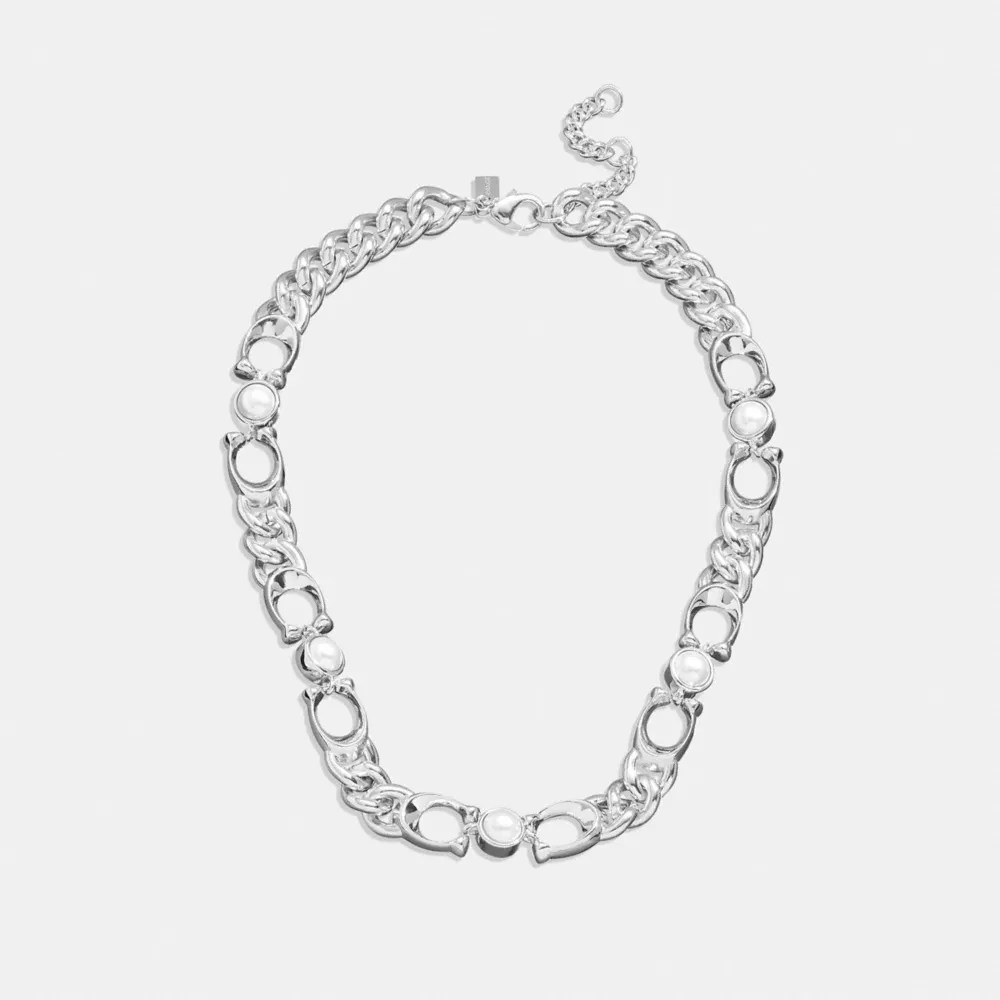 COACH® Outlet Signature Curb Chain Necklace