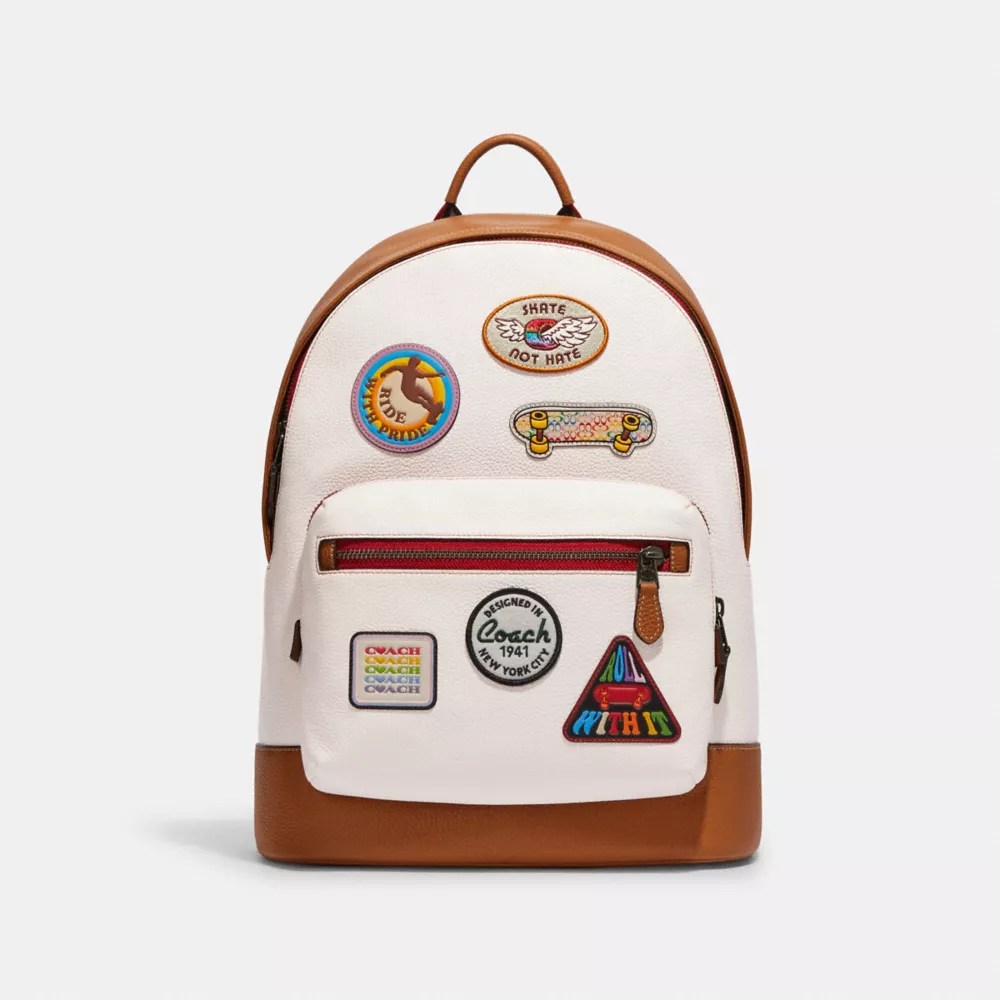 COACH® West Backpack With Patches