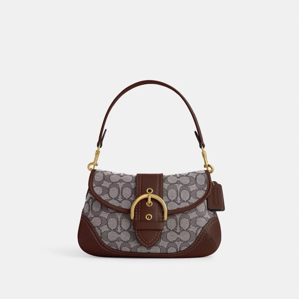 COACH® Soho Flap Bag In Signature Jacquard