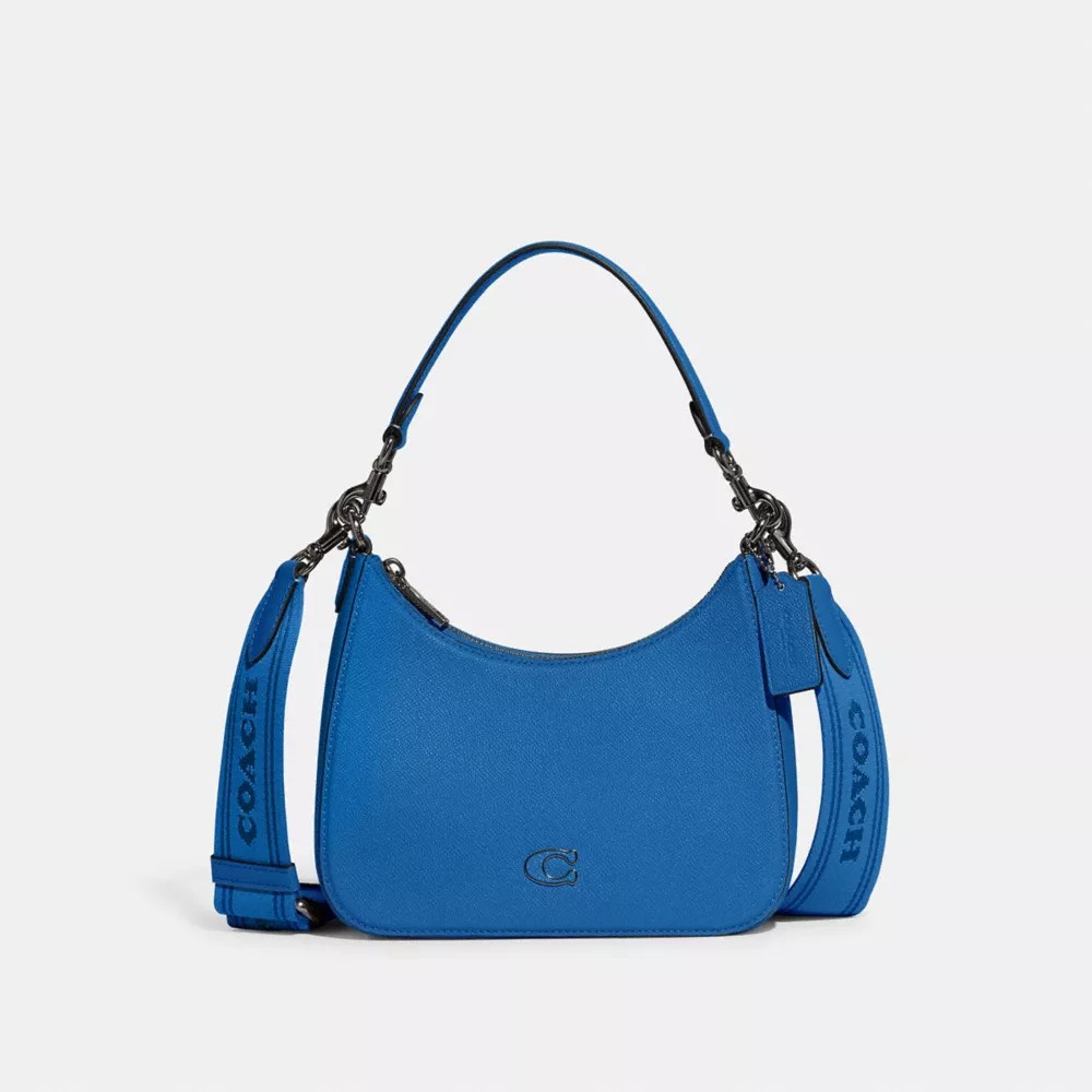 COACH® Hobo Crossbody Bag With Signature Canvas