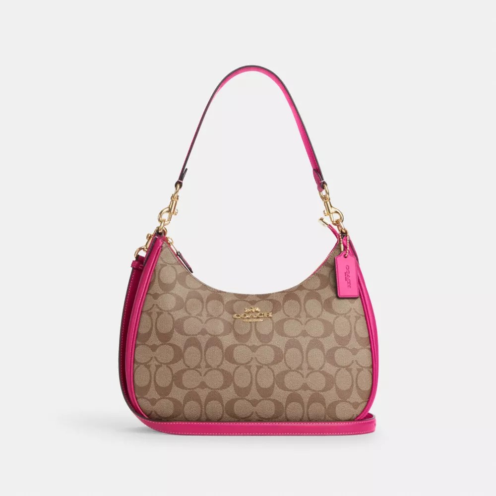 COACH® Teri Hobo Bag In Signature Canvas