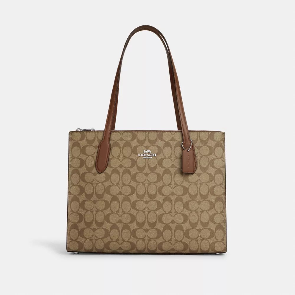 COACH® Outlet Nina Tote Bag In Signature Canvas