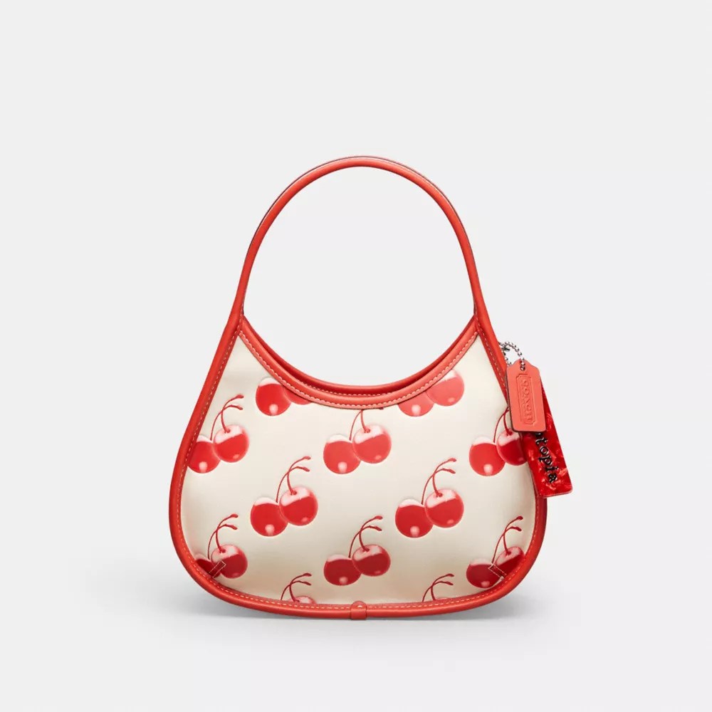 Ergo Bag In Coachtopia Leather With Cherry Print Coachtopia