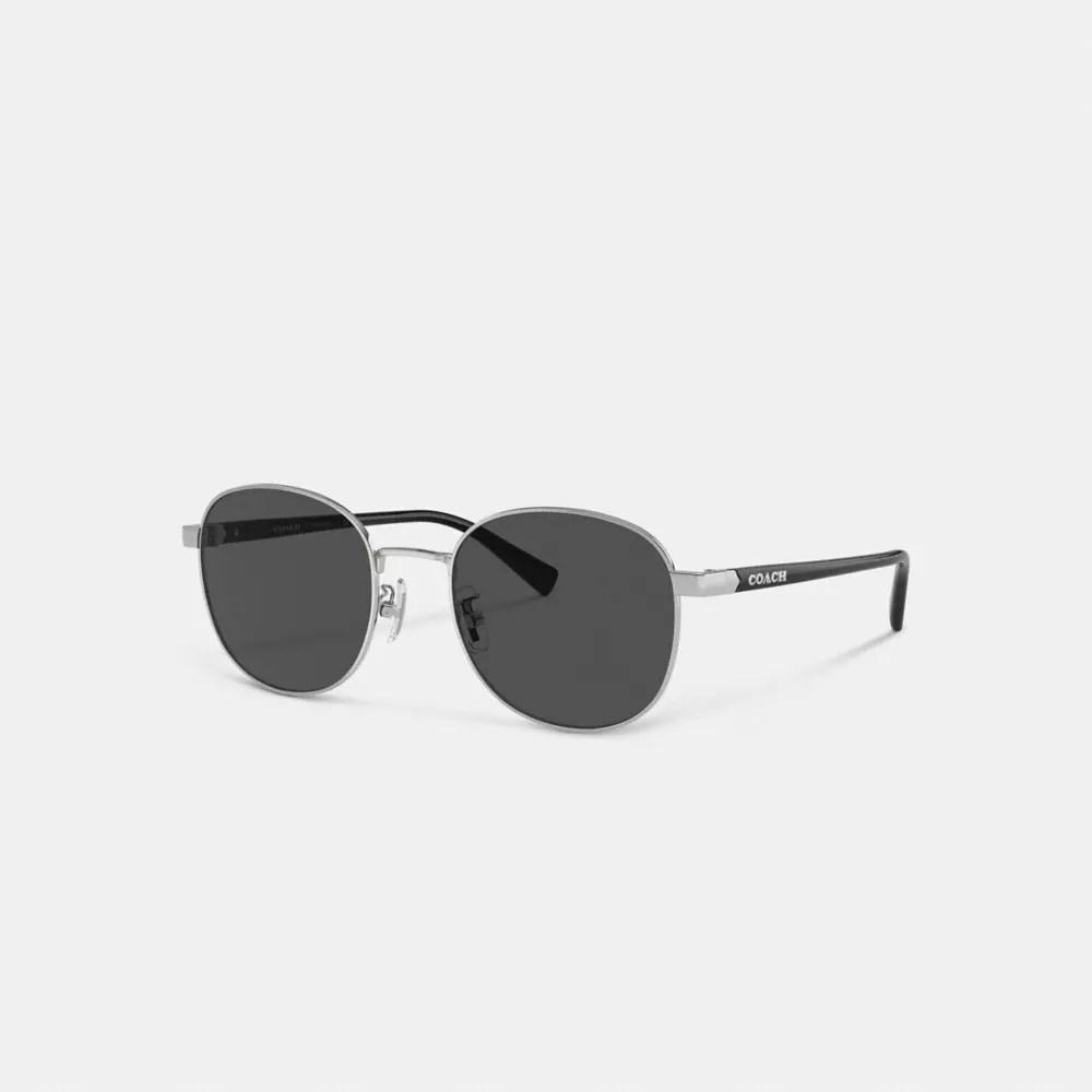 COACH® Outlet Metal Round Sunglasses