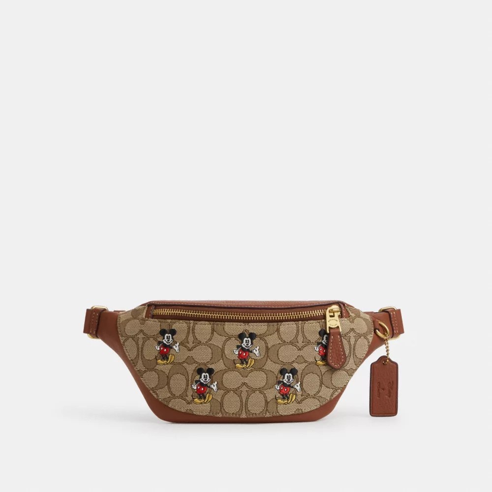 COACH® Outlet Disney X Coach Warren Mini Belt Bag In Signature