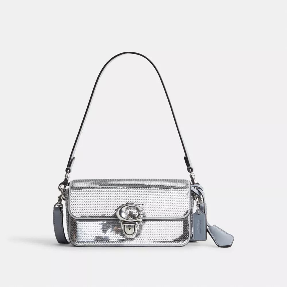 COACH® Studio Baguette Bag With Sequins