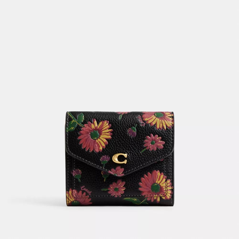 Shearling Earmuffs & Wyn Small Wallet With Floral Print COACH®