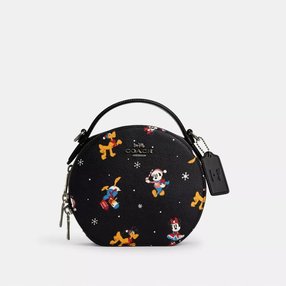 COACH® Outlet Disney X Coach Canteen Crossbody Bag With Holiday Print
