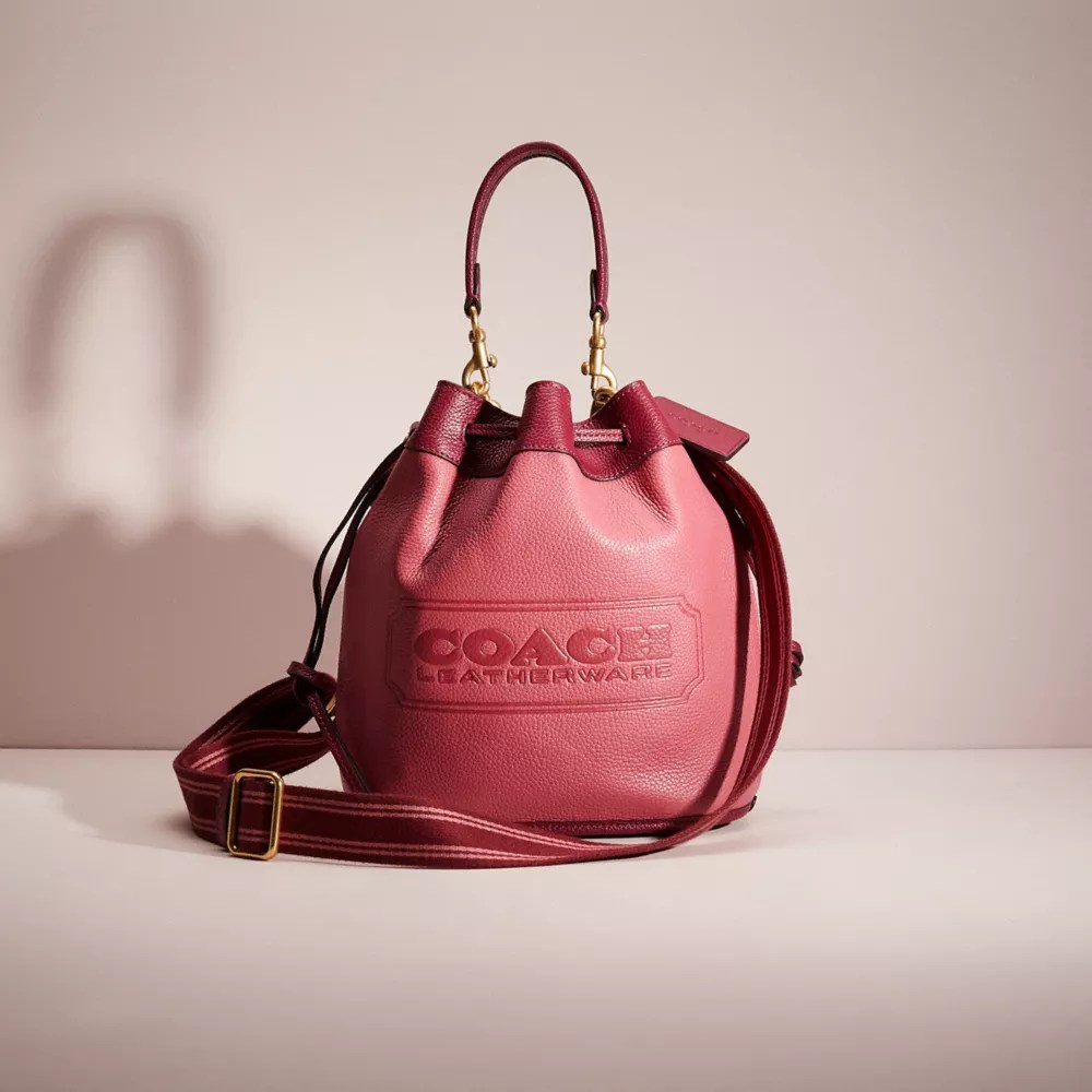 COACH® Restored Field Bucket Bag In Colorblock With Coach Badge
